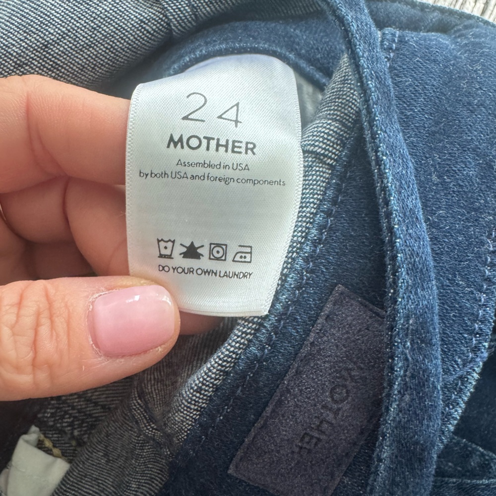 (NWT) *SOLD OUT EVERYWHERE* MOTHER DENIM TIE BACK HUSTLER OVERALLS 🌈 - Picture 11 of 13